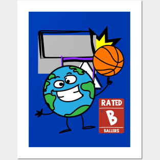 Retro Hoopz World Basketball Posters and Art